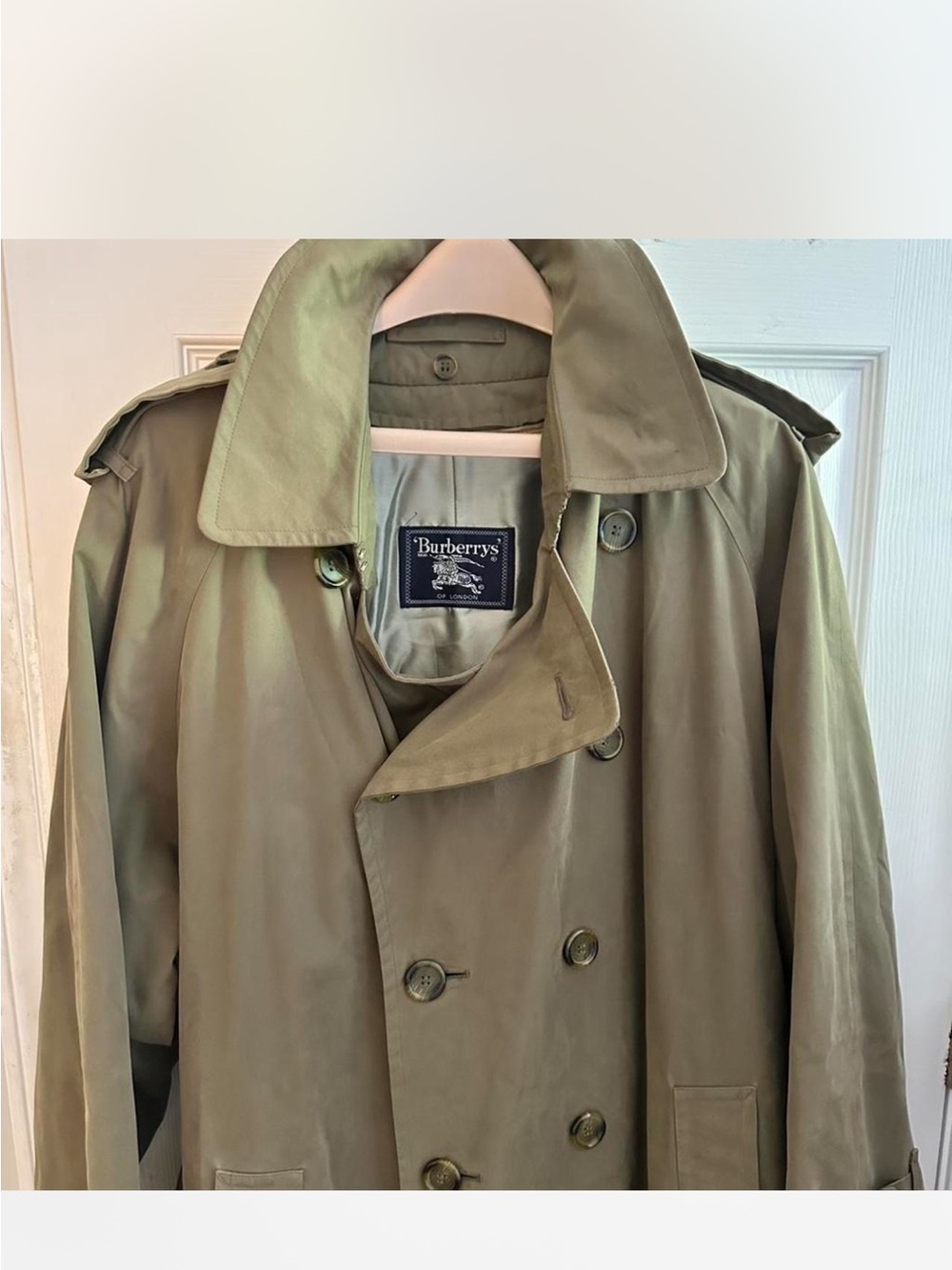 Burberry Beige Trench Coat Double-Breasted